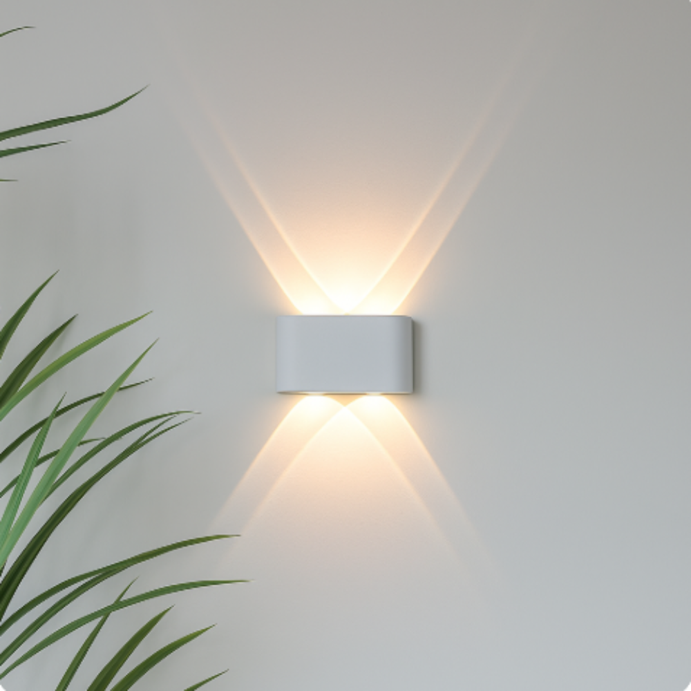 Moderner wasserdichter minimalistischer LED-Wandfluter für Innen- und Außenbeleuchtung | Temsk