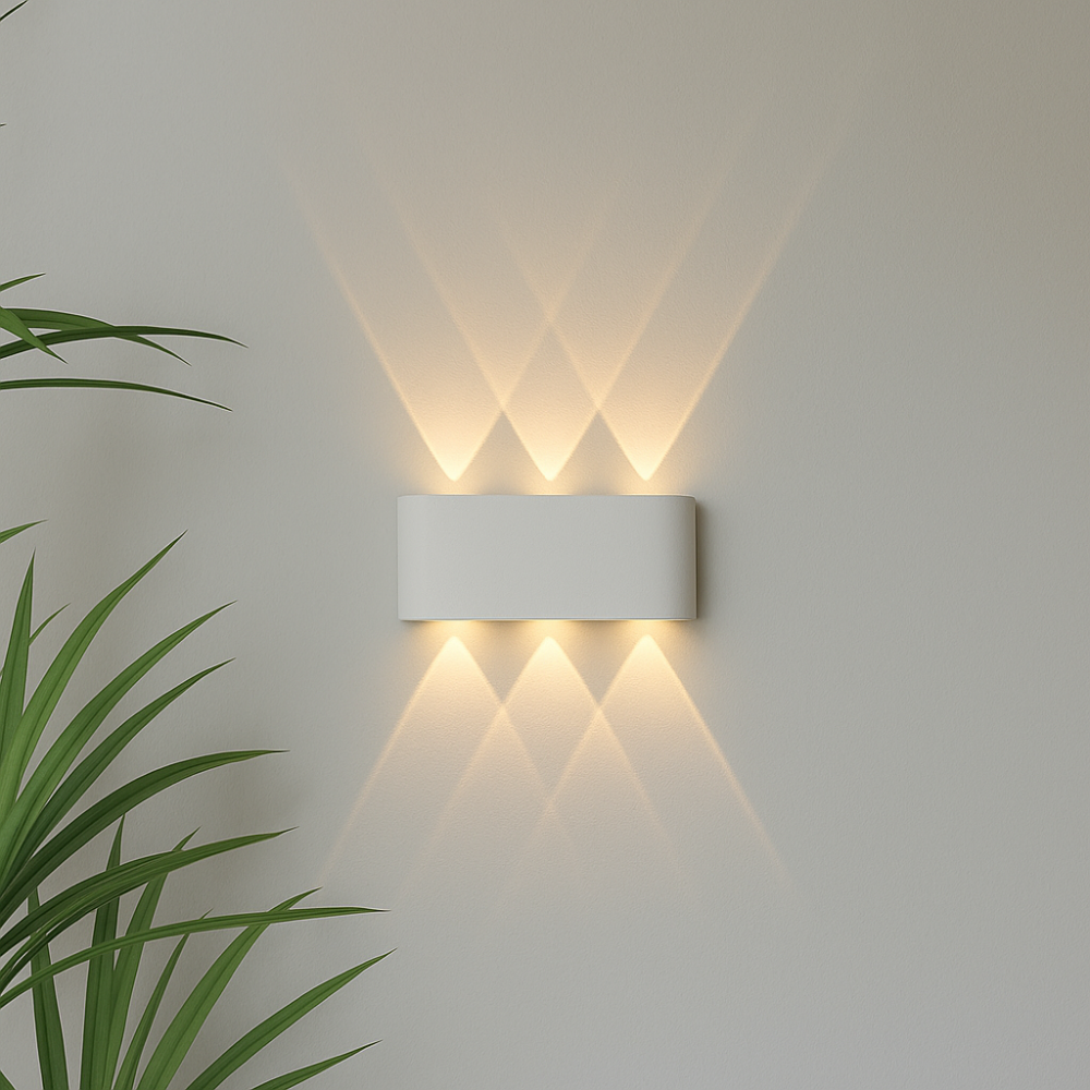 Moderner wasserdichter minimalistischer LED-Wandfluter für Innen- und Außenbeleuchtung | Temsk