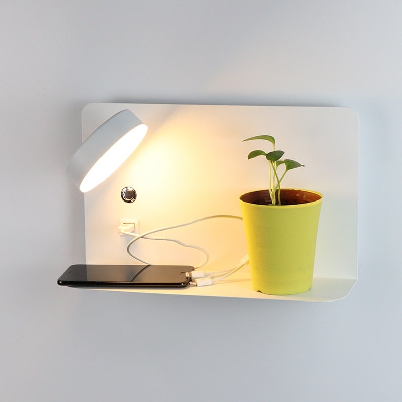 LumaGlow USB LED Wall Lamp With Three Adjustable Color Modes | Temsk