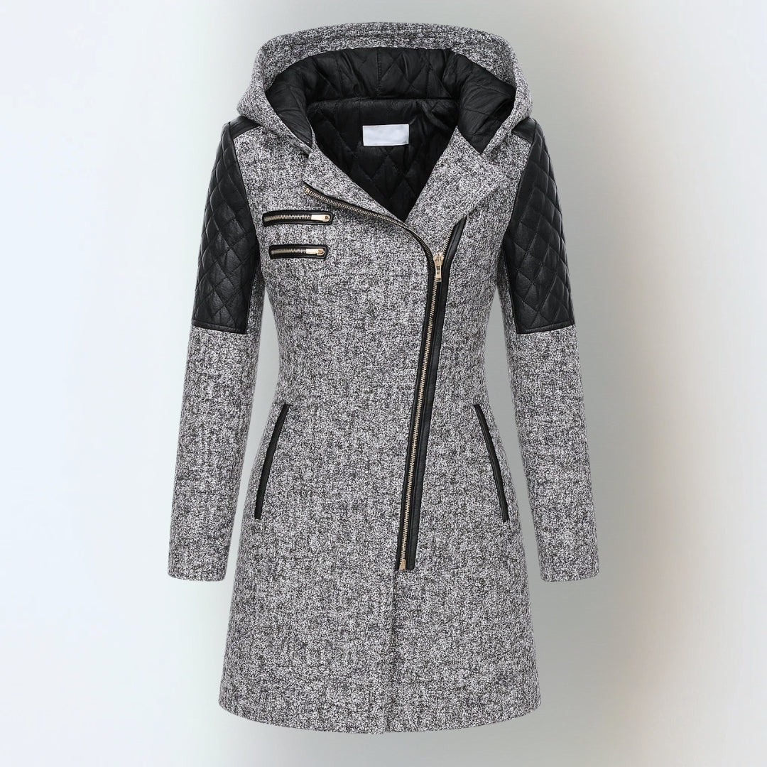 Damen-Warme langer Wintermantel für Alltagkomfort und Stil | Temsk