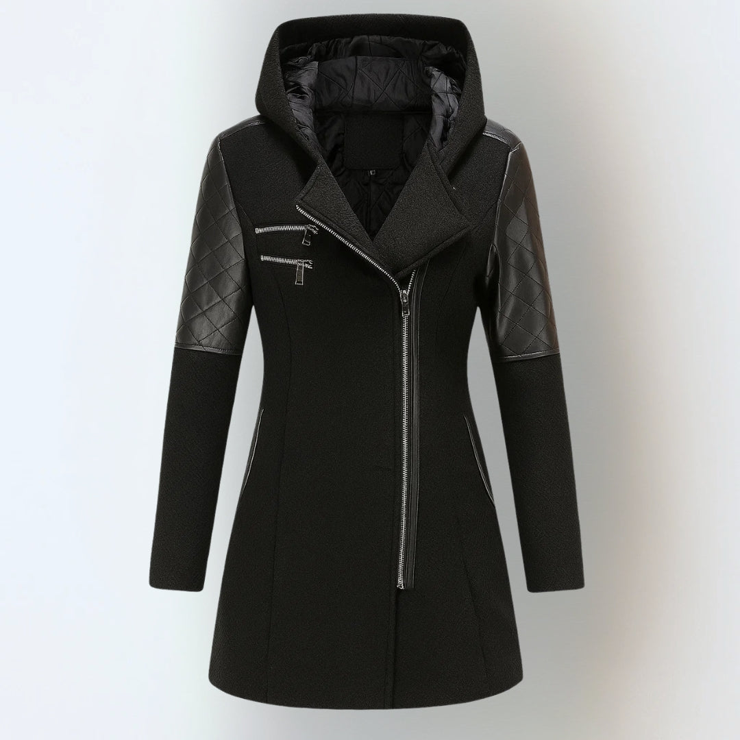 Damen-Warme langer Wintermantel für Alltagkomfort und Stil | Temsk