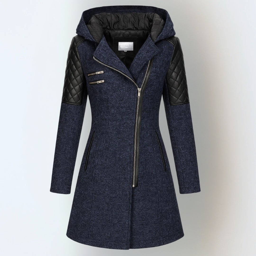 Damen-Warme langer Wintermantel für Alltagkomfort und Stil | Temsk