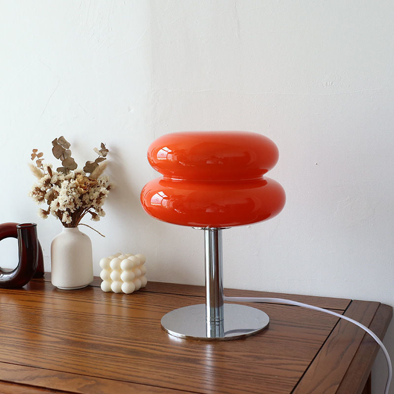 Aurelia Italian Glass Egg Table Lamp With Ambient LED Lighting | Temsk