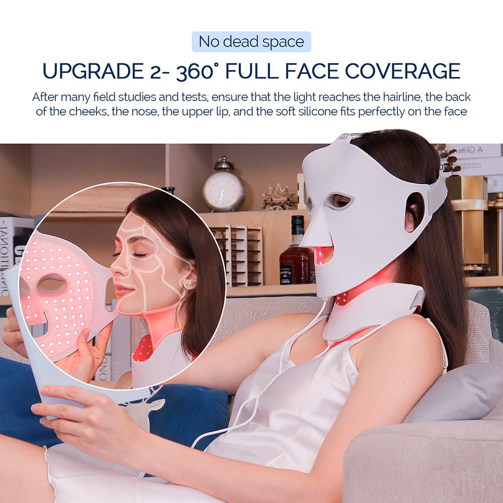 NovaDerm Light LED Light Therapy Mask For Visible Skin Renewal | Temsk