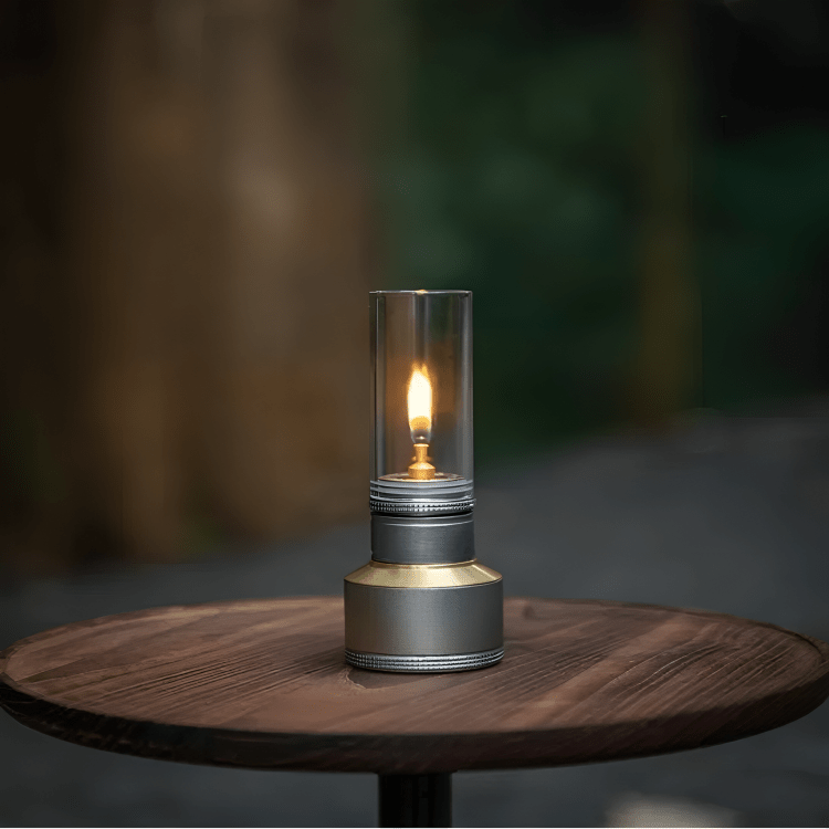 TrailGlow Portable Butane Lamp With Bright Adjustable Light | Temsk