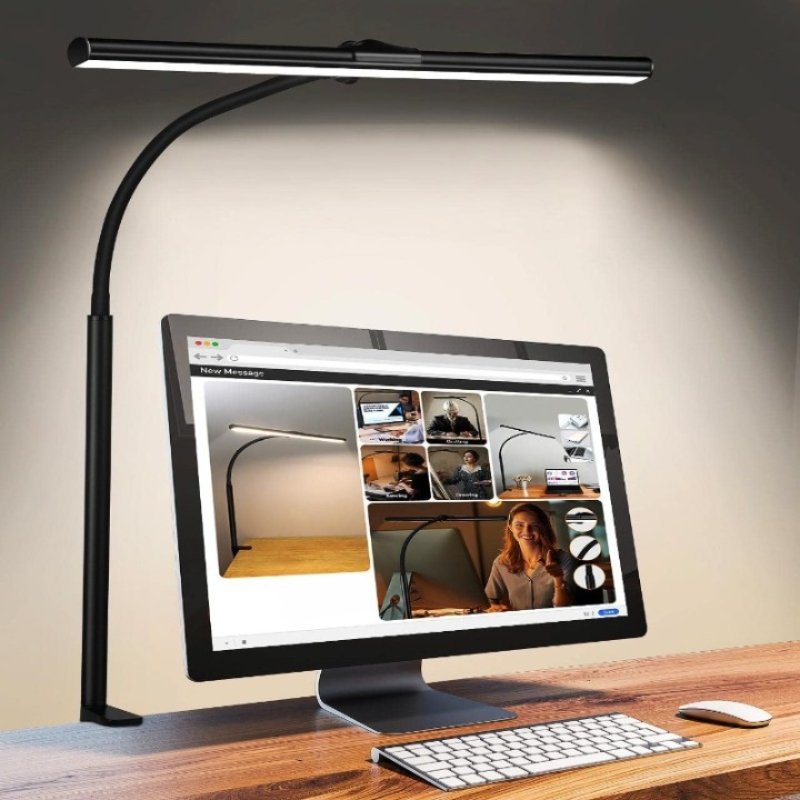 LumaGlow Flexible Gooseneck LED Desk Lamp For Office And Home | Temsk