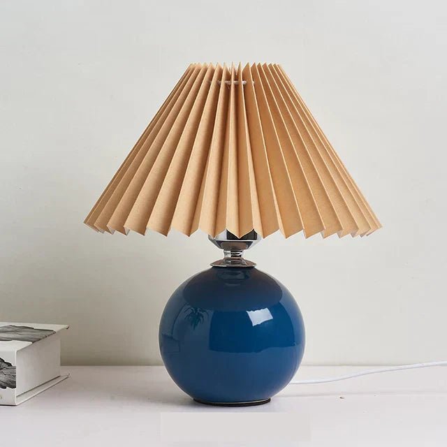 Lumera Elegant Vintage Table Lamp With Foldable Lampshade | Temsk