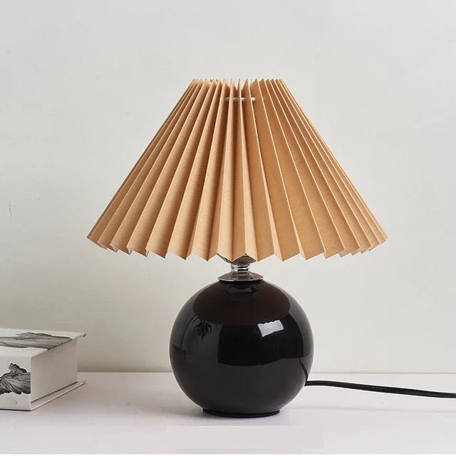 Lumera Elegant Vintage Table Lamp With Foldable Lampshade | Temsk