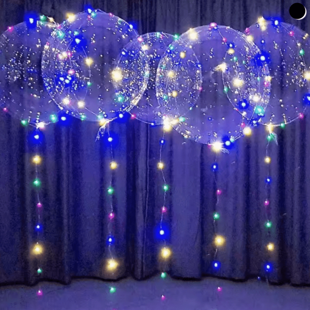 NovaGlow Opakovaně použitelné LED balónky na párty pro zářivé oslavy | Temsk