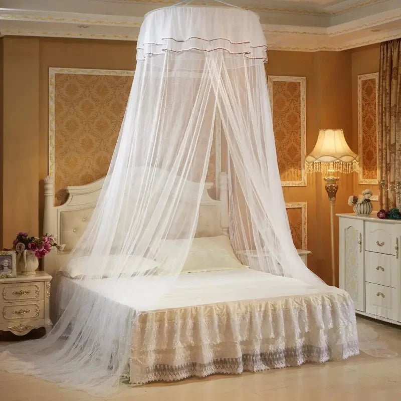 LumaDome Elegant Dome Mosquito Net With Glowing Butterfly Decoration | Temsk