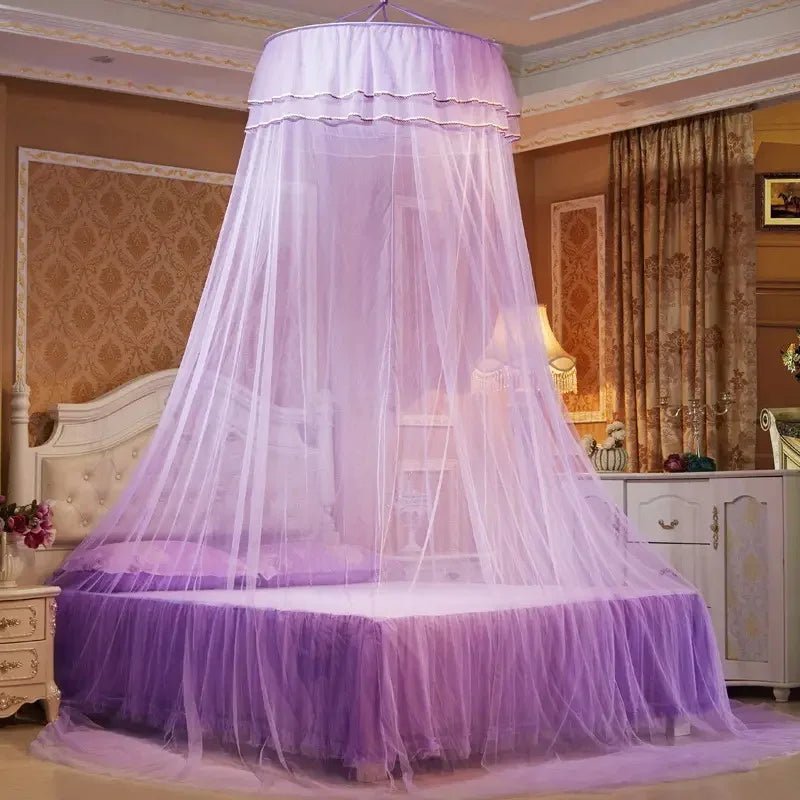 LumaDome Elegant Dome Mosquito Net With Glowing Butterfly Decoration | Temsk