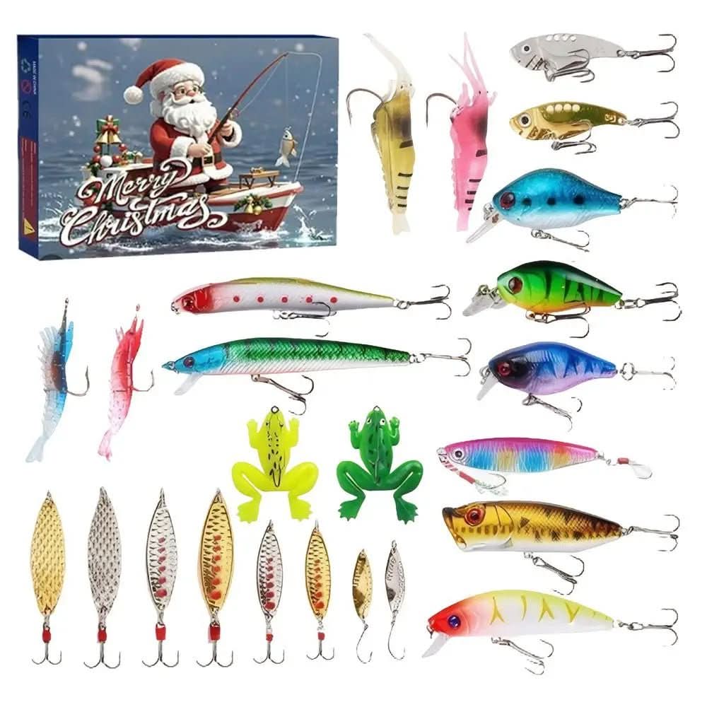 WaterNova Advent Calendar 2025 – 24 Fishing Lures For Freshwater And Saltwater | Temsk