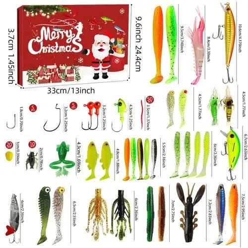 WaterNova Advent Calendar 2025 – 24 Fishing Lures For Freshwater And Saltwater | Temsk
