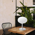 Aurelia Italian Glass Egg Table Lamp With Ambient LED Lighting | Temsk