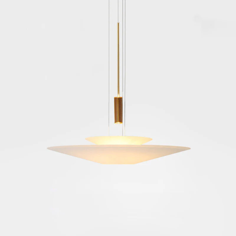 LED akrylové zlaté a černé stropní svítidlo lustr pro obývací pokoj a ložnici, 50 nebo 67 cm | Temsk
