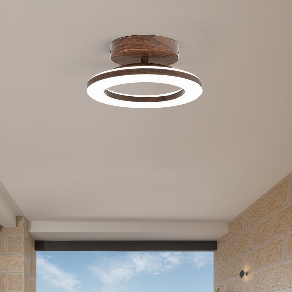 Runde Acrylleuchte mit LED-Deckenbeleuchtung für Flure und Eingänge | Temsk