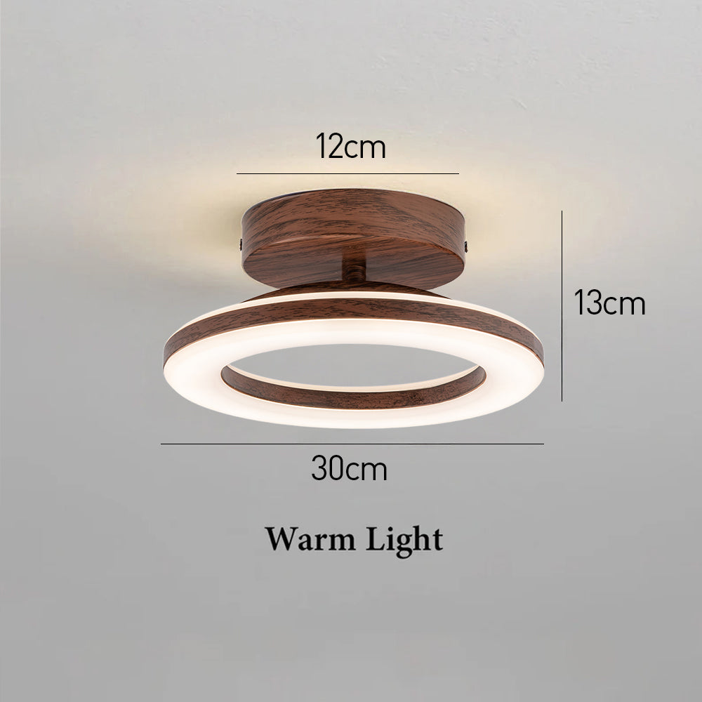 Runde Acrylleuchte mit LED-Deckenbeleuchtung für Flure und Eingänge | Temsk