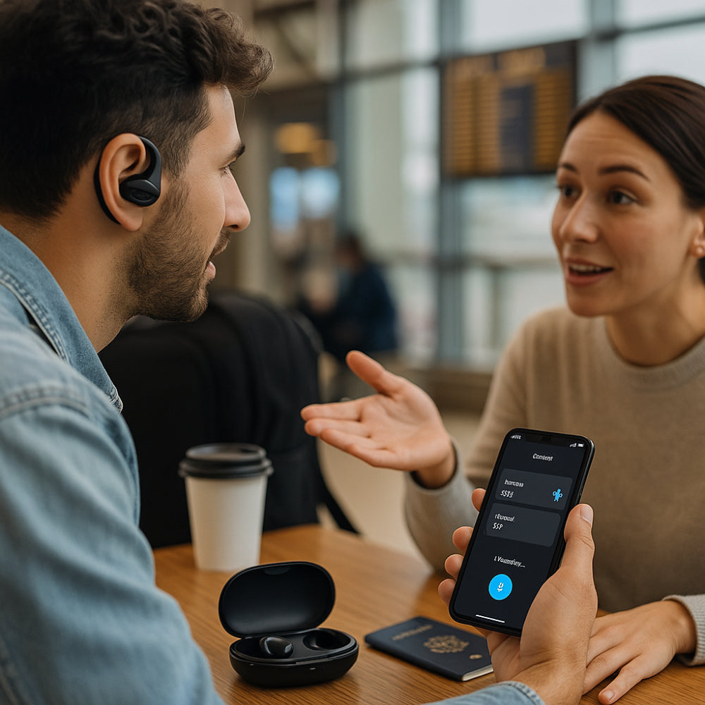 Translator Earbuds With Bluetooth Real Time Translation | Temsk
