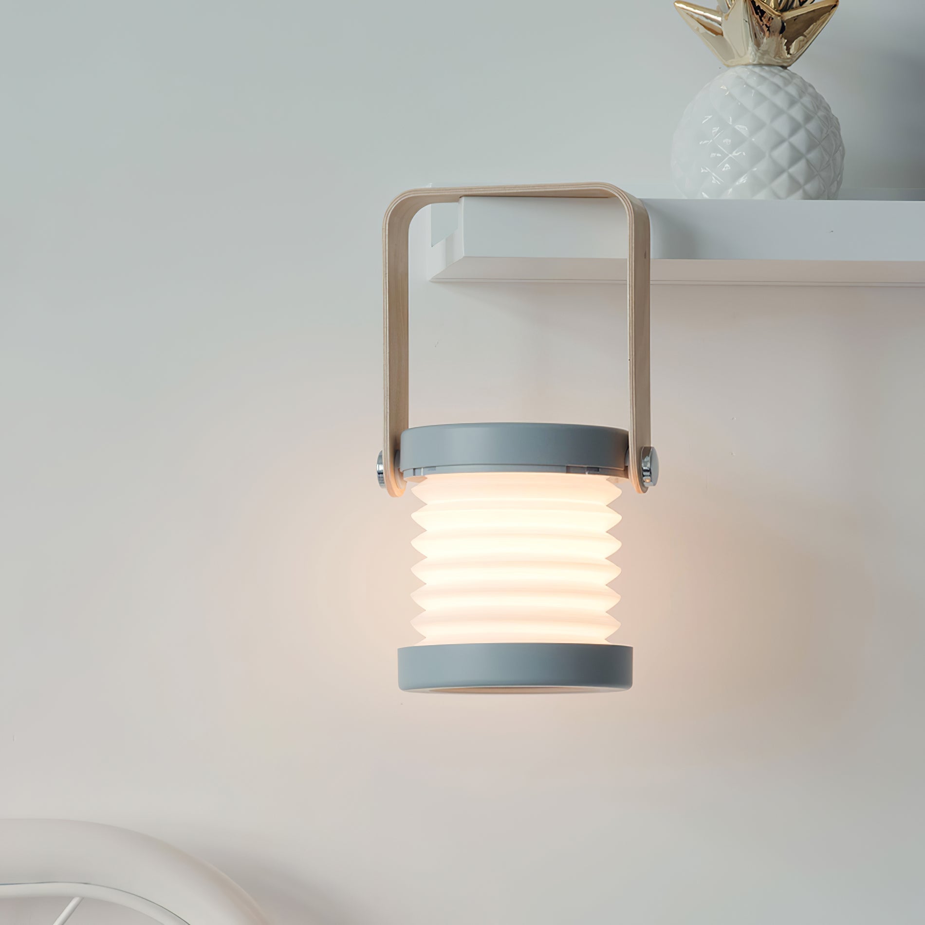 GlowHaven Honeycomb Portable Table Lamp With Cozy Glow | Temsk