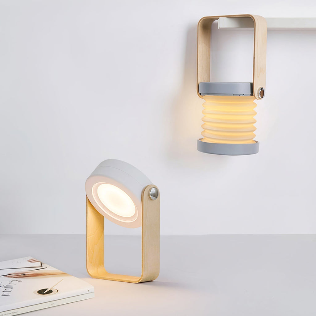 GlowHaven Honeycomb Portable Table Lamp With Cozy Glow | Temsk