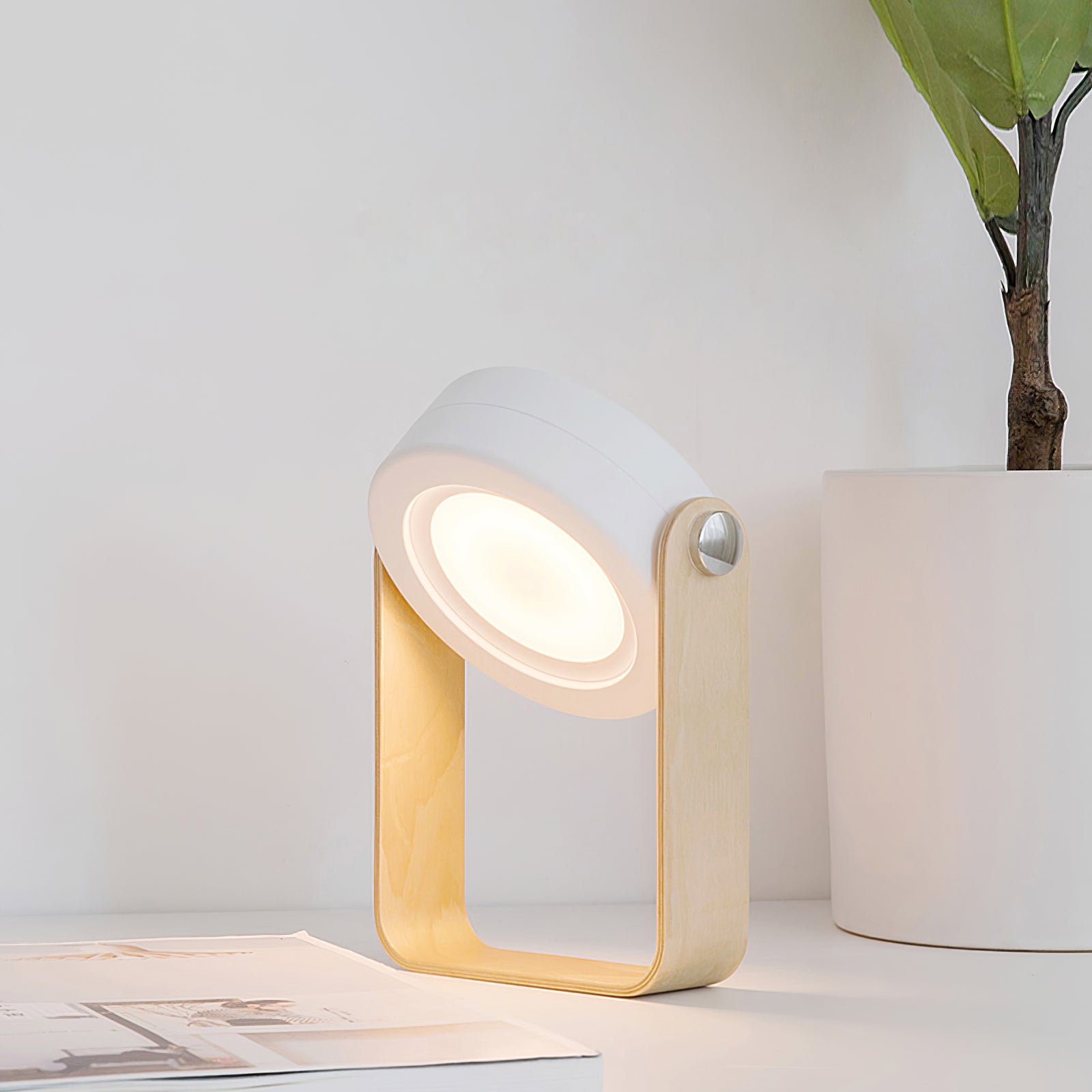 GlowHaven Honeycomb Portable Table Lamp With Cozy Glow | Temsk