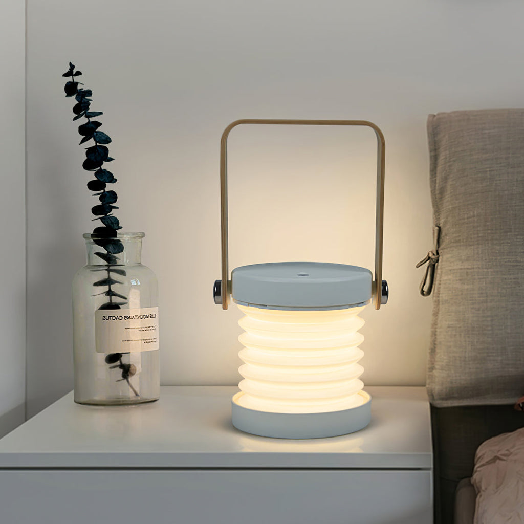GlowHaven Honeycomb Portable Table Lamp With Cozy Glow | Temsk