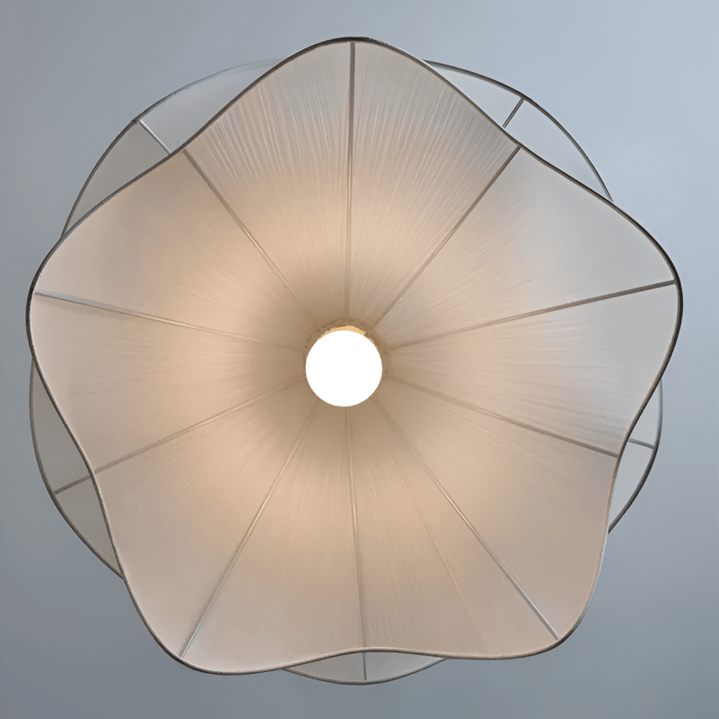 Elegant Large Fabric LED Hanging Light Fixture For Home Decor | Temsk