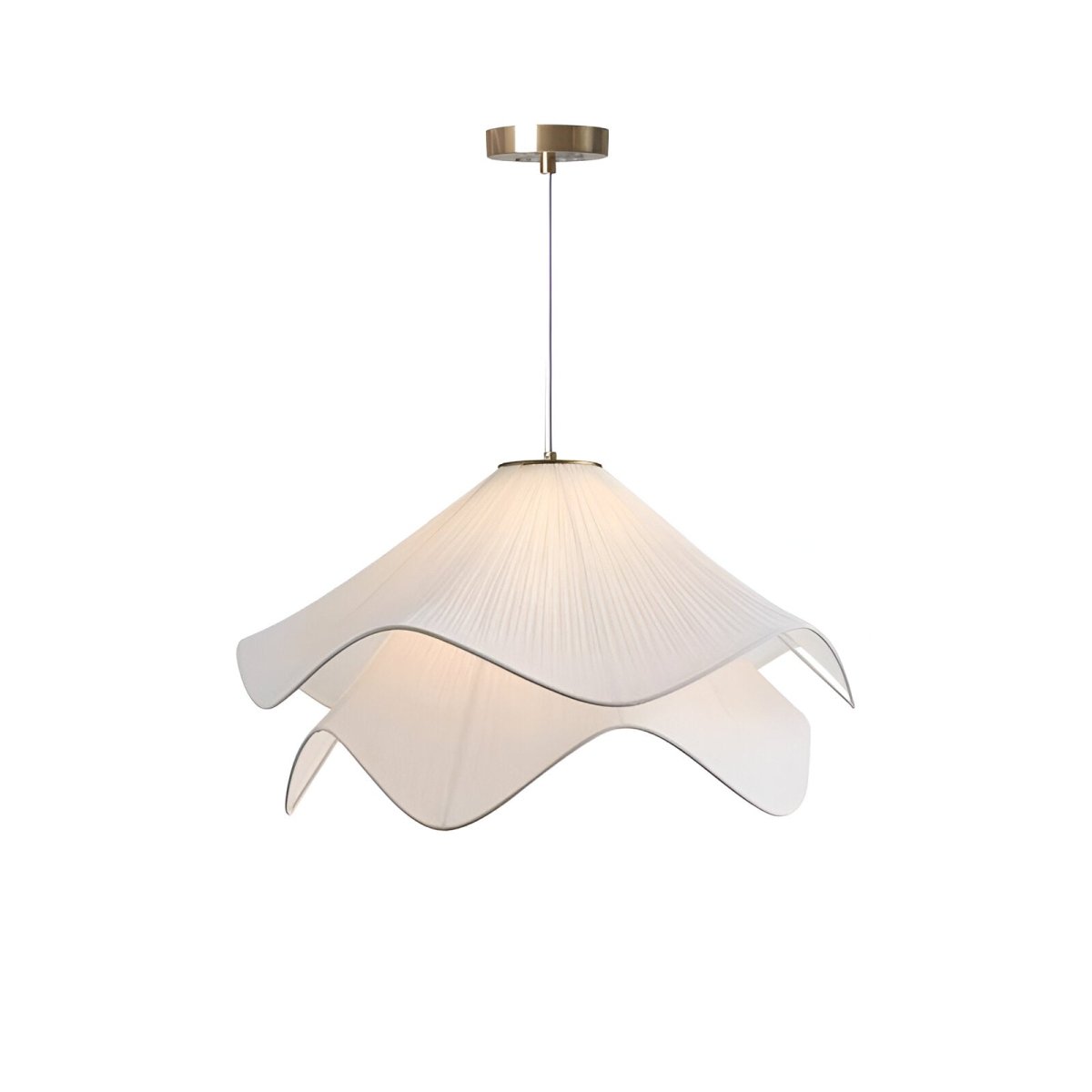 Elegant Large Fabric LED Hanging Light Fixture For Home Decor | Temsk
