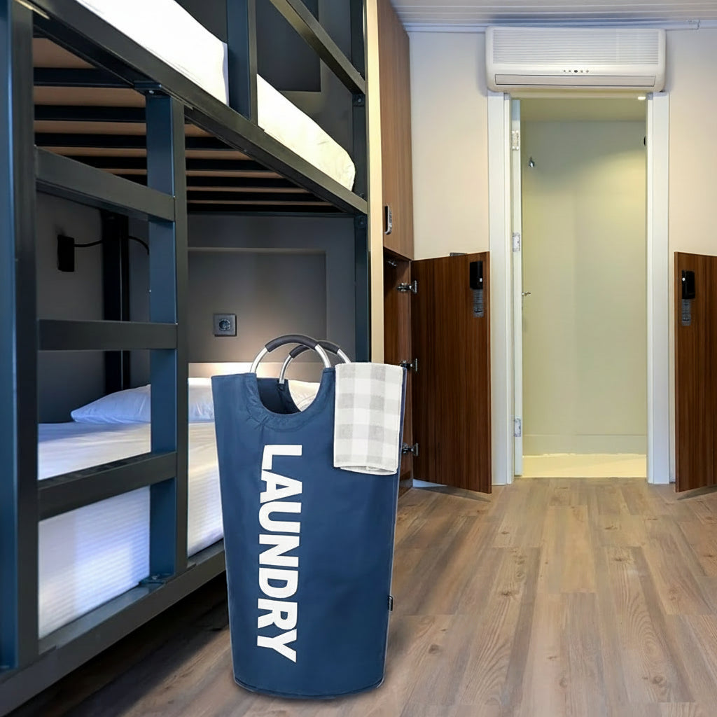 Large Foldable Laundry Hamper With Waterproof Fabric | Temsk