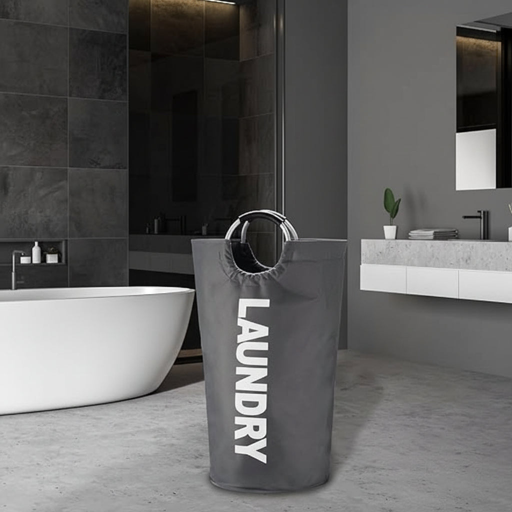 Large Foldable Laundry Hamper With Waterproof Fabric | Temsk