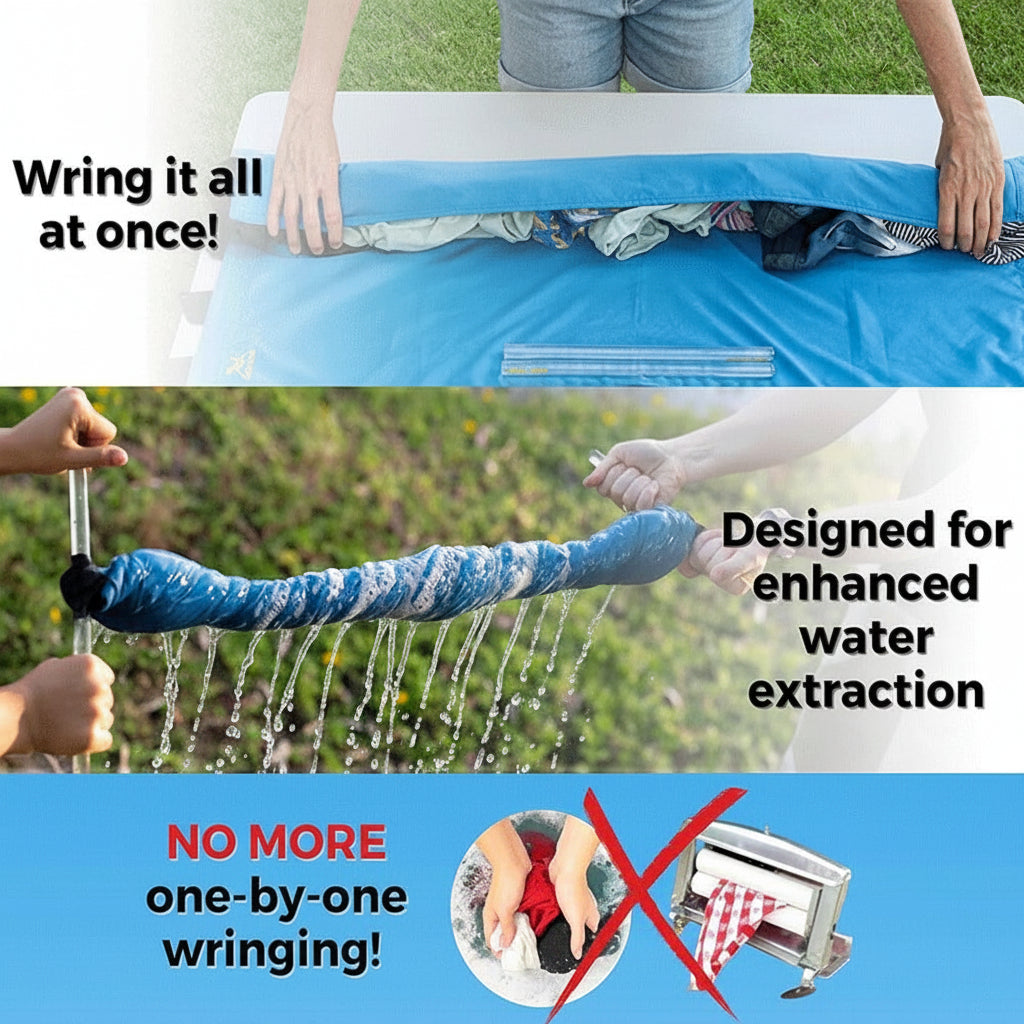 Portable Manual Clothes Wringer For Quick Water Removal | Temsk