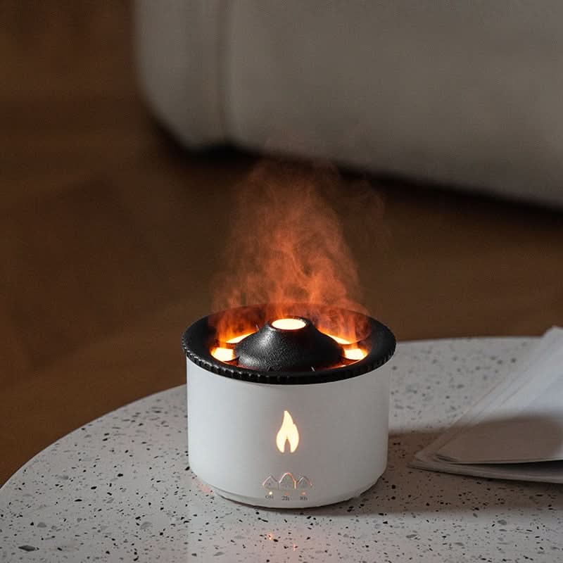 NovaGlow Aroma Humidifier With Flame Effect And Night Light For Gentle Fragrance | Temsk