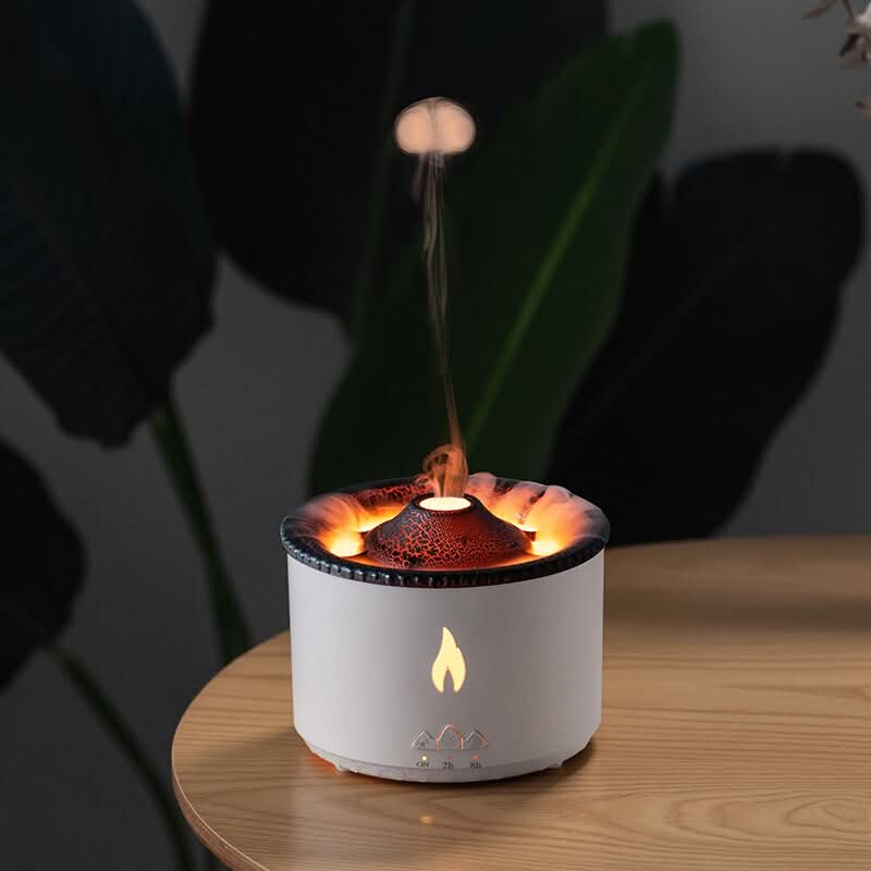 NovaGlow Aroma Humidifier With Flame Effect And Night Light For Gentle Fragrance | Temsk