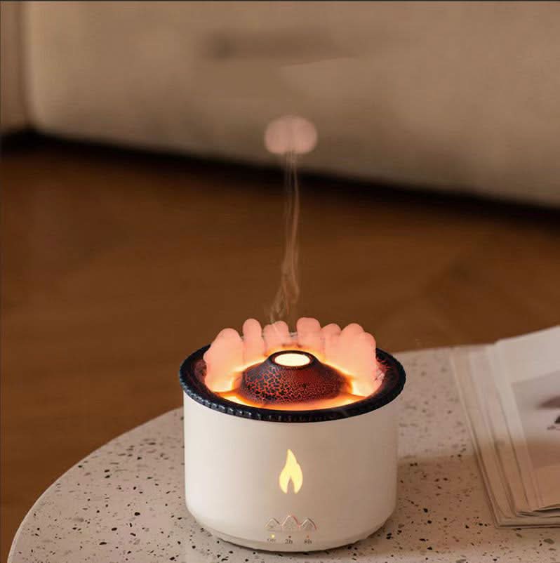 NovaGlow Aroma Humidifier With Flame Effect And Night Light For Gentle Fragrance | Temsk