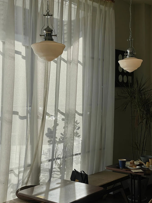 Havenwood Schoolhouse Pendant Light With Handcrafted Glass Shades By Snurv Temsk