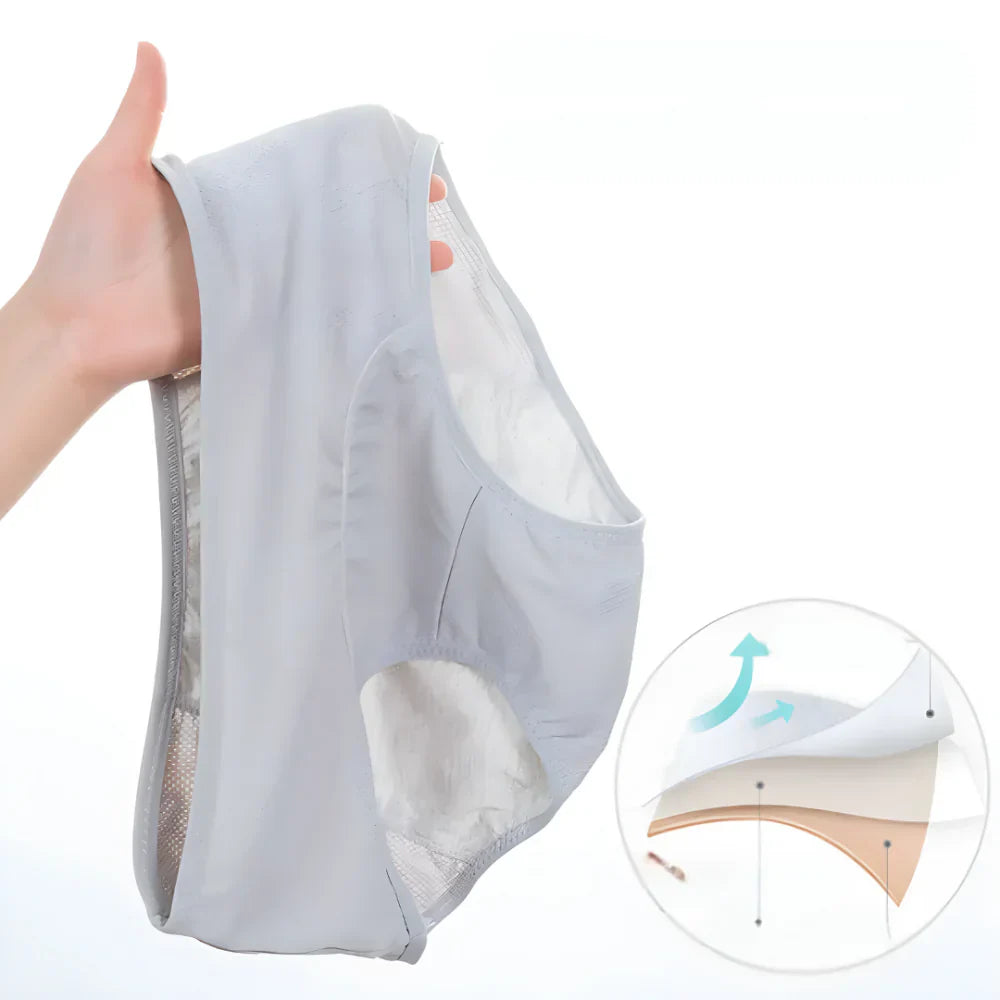 Damen-Slip mit strukturierter Auslaufschutz-Design | Temsk