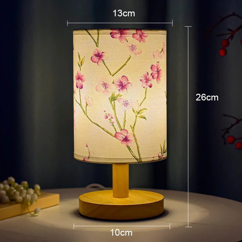 Aurelo Japandi Tischlampe mit dezentem LED-Licht | Temsk