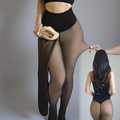 Wintergefütterte Thermoleggings mit transparentem Look für Winterbekleidung | Temsk