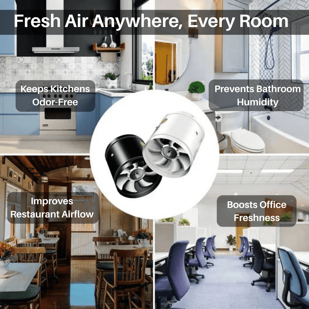 AeroFlow Powerful Extractor Fan For Fresh Indoor Air | Temsk