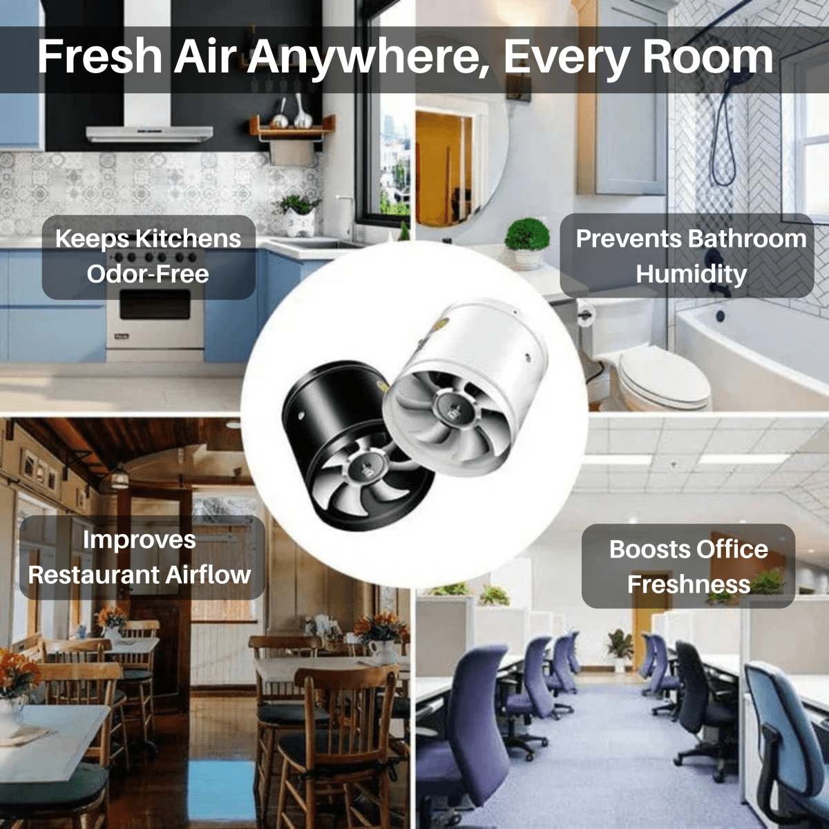 AeroFlow Powerful Extractor Fan For Fresh Indoor Air | Temsk
