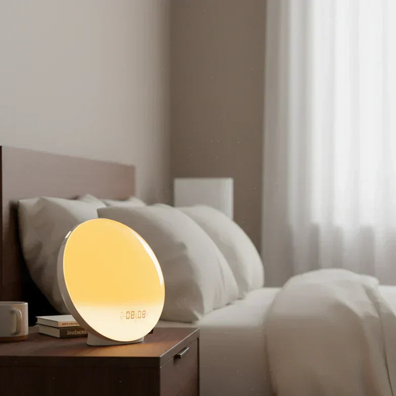 SunriseGlow Alarm Clock With Sunrise Simulation And Nature Sounds | Temsk