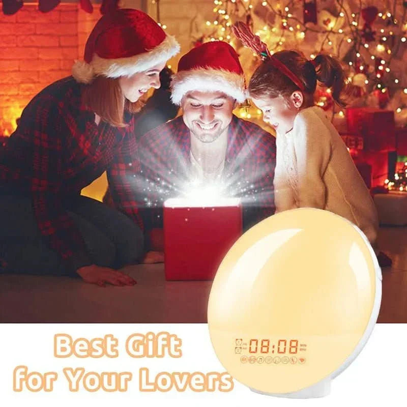 SunriseGlow Alarm Clock With Sunrise Simulation And Nature Sounds | Temsk