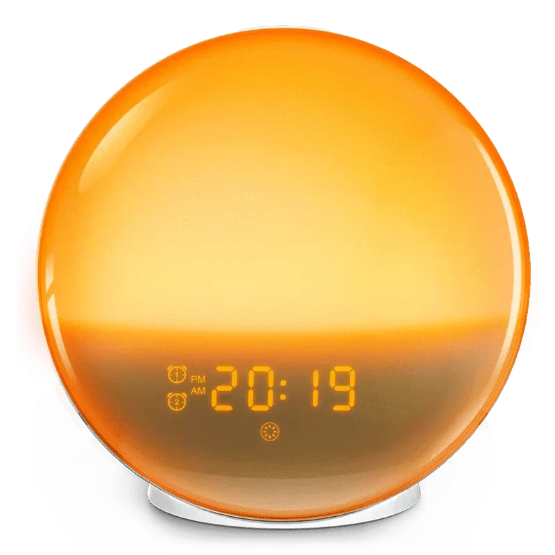 SunriseGlow Alarm Clock With Sunrise Simulation And Nature Sounds | Temsk