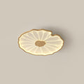 Lotus Leaf Ceiling Light With Wood Look, Acrylic And Metal, LED 3000K-6000K | Temsk
