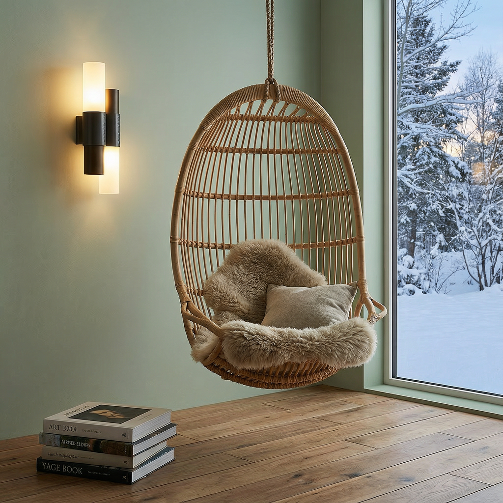 Aurelian Modern Steel Glass Wall Sconce Light With Leather Accent | Temsk