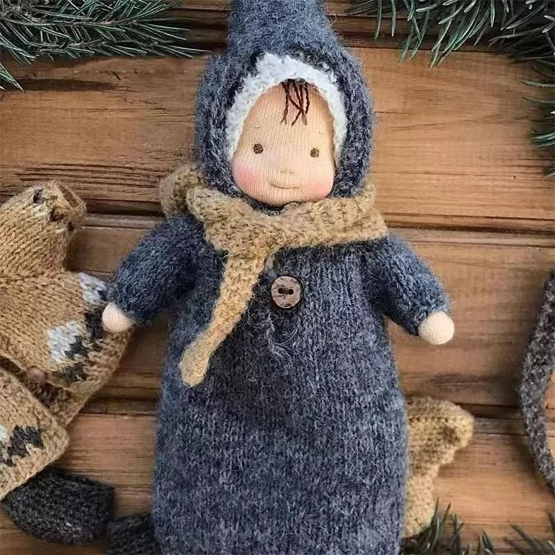 Aurora Handmade Waldorf Doll With Accessories For Creative Play | Temsk