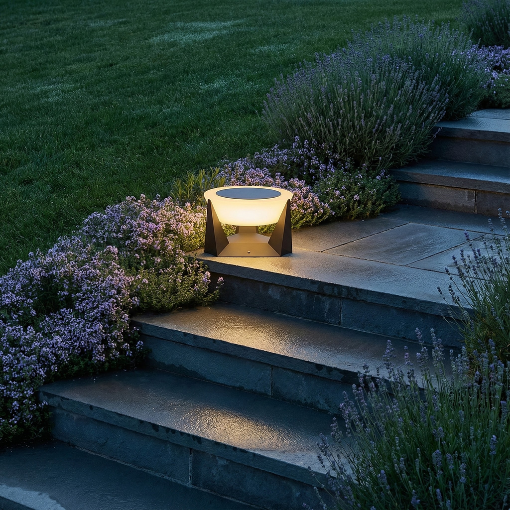 NovaLuxe Modern Elegant Solar Garden Outdoor Accent Light | Temsk