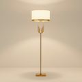 NovaLux Elegant Modern Floor Lamp With Sculpted Metallic Detailing | Temsk