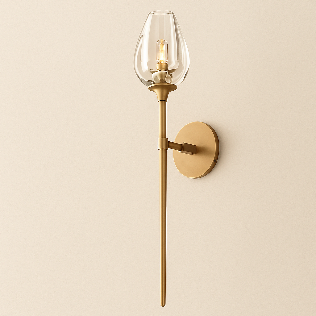 AuroraLume Elegant Modern Glass Dining Room Chandelier Light | Temsk