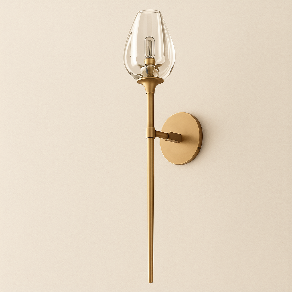 AuroraLume Elegant Modern Glass Dining Room Chandelier Light | Temsk